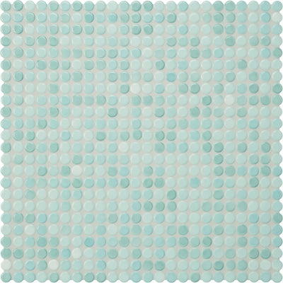Agrob Buchtal Loop 0.5" x 0.5" Round 12.44" x 12.44" Porcelain Mosaic
