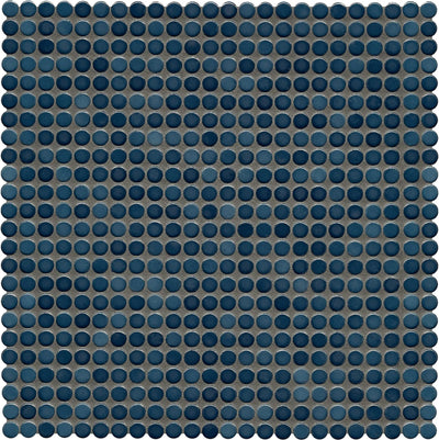 Agrob Buchtal Loop 0.5" x 0.5" Round 12.44" x 12.44" Porcelain Mosaic