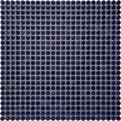 Agrob Buchtal Loop 0.5" x 0.5" Round 12.44" x 12.44" Porcelain Mosaic