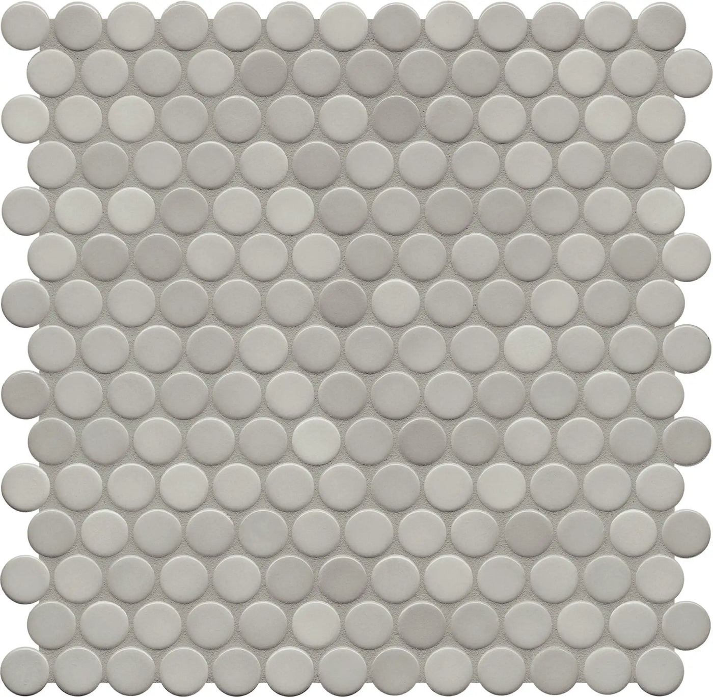 Agrob Buchtal Loop 1" x 1" Round 12.44" x 12.84" Porcelain Mosaic