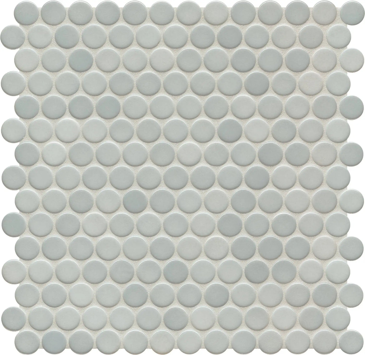 Agrob Buchtal Loop 1" x 1" Round 12.44" x 12.84" Porcelain Mosaic