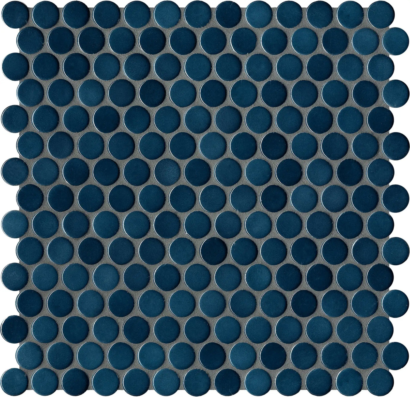 Agrob Buchtal Loop 1" x 1" Round 12.44" x 12.84" Porcelain Mosaic