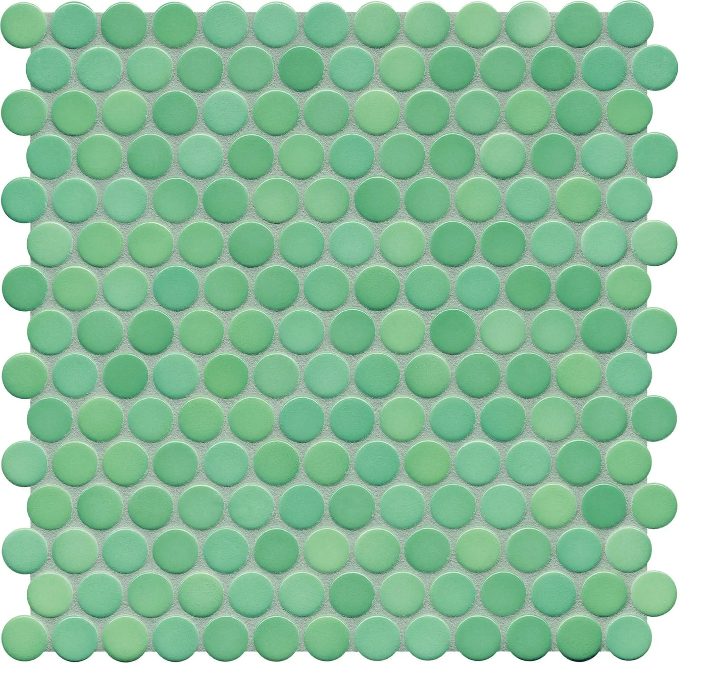 Agrob Buchtal Loop 1" x 1" Round 12.44" x 12.84" Porcelain Mosaic
