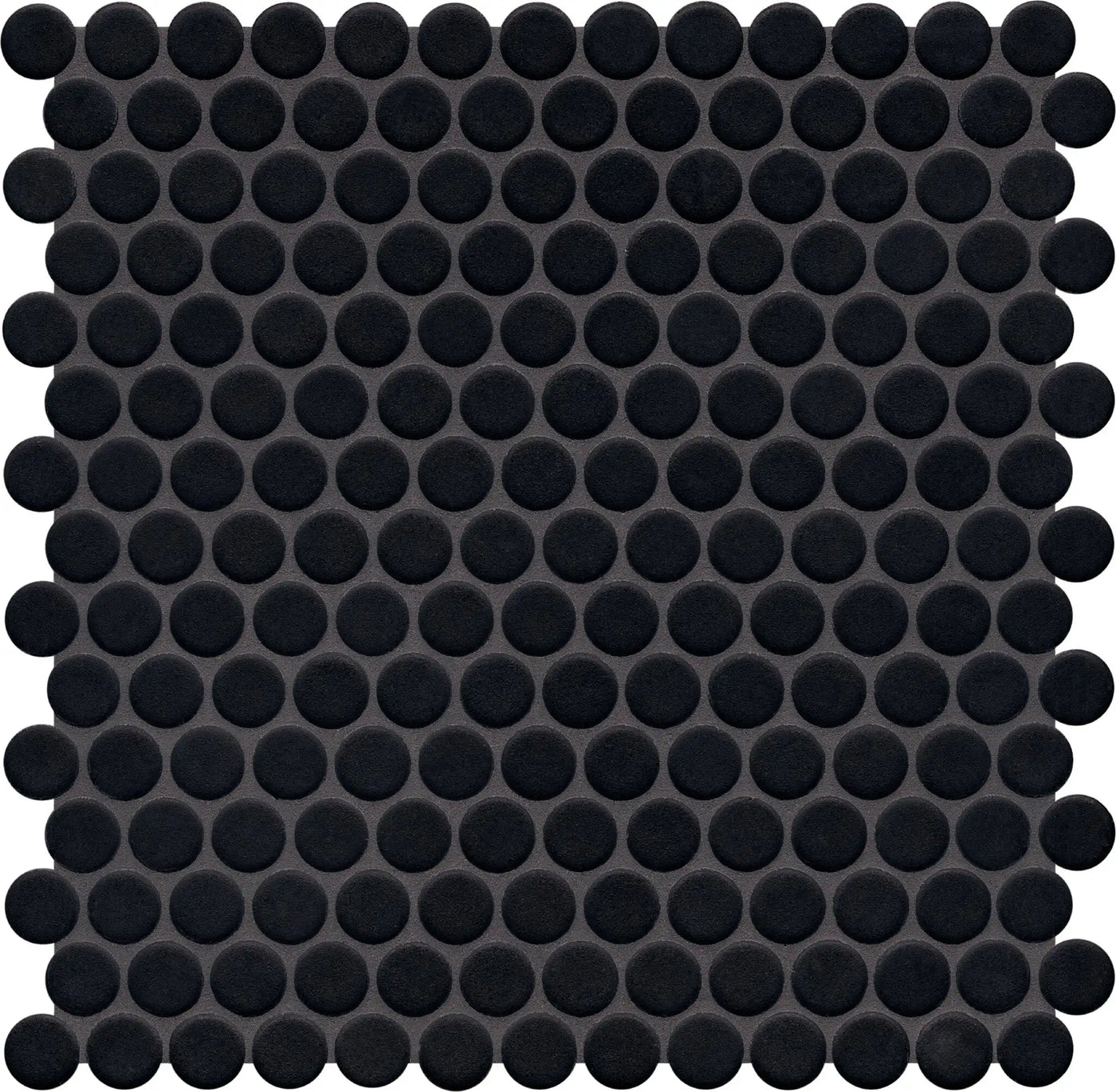 Agrob Buchtal Loop 1" x 1" Anti-Slip Round 12.44" x 12.84" Porcelain Mosaic