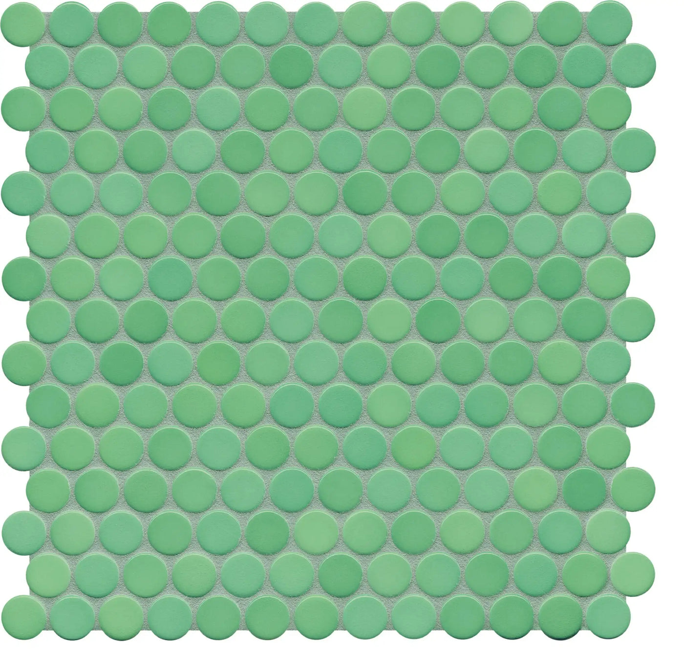 Agrob Buchtal Loop 1" x 1" Anti-Slip Round 12.44" x 12.84" Porcelain Mosaic