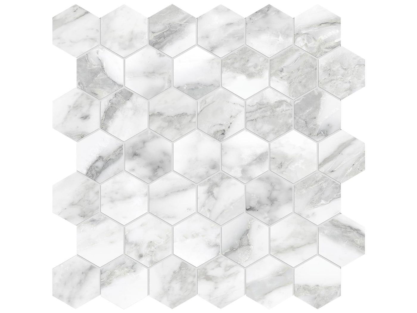 Anatolia La Marca 2" Hexagon 11.73" x 11.85" Porcelain Mosaic