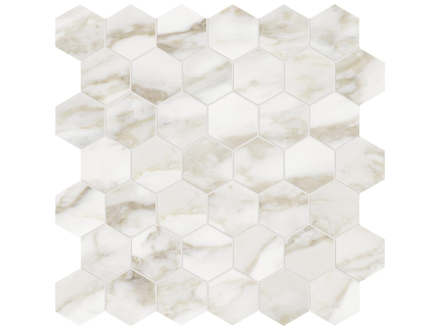 Anatolia La Marca 2" Hexagon 11.73" x 11.85" Porcelain Mosaic