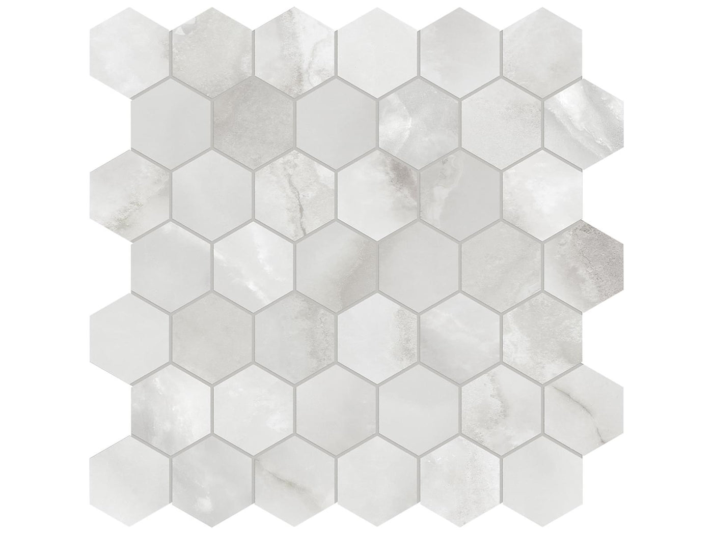 Anatolia La Marca 2" Hexagon 11.73" x 11.85" Porcelain Mosaic