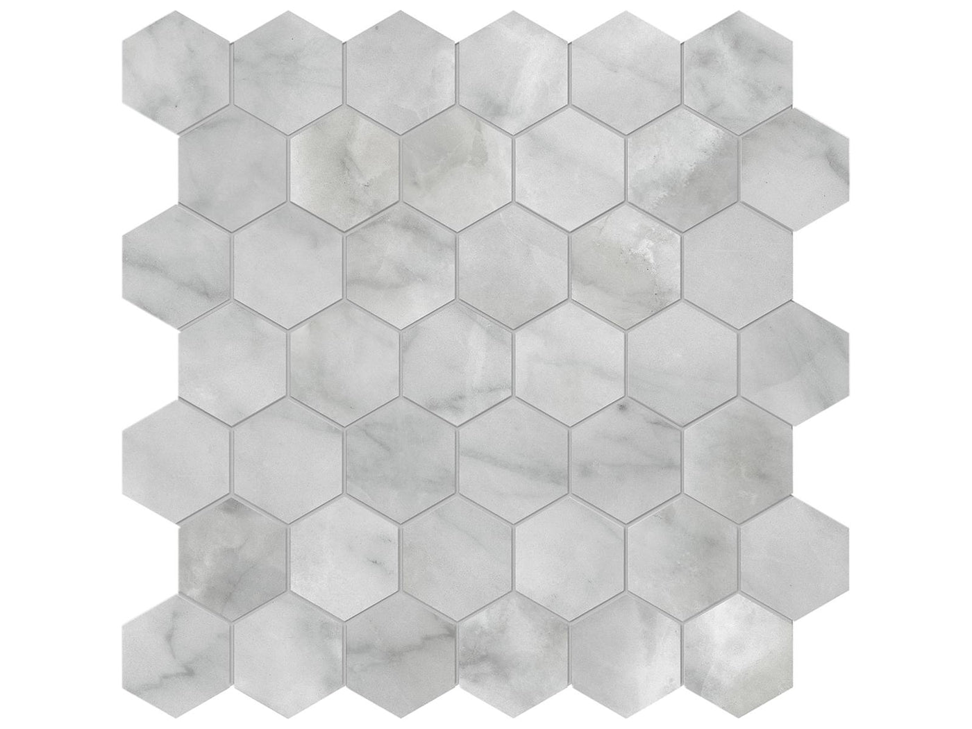 Anatolia Plata 2" Hexagon 11.73" x 11.85" Porcelain Mosaic