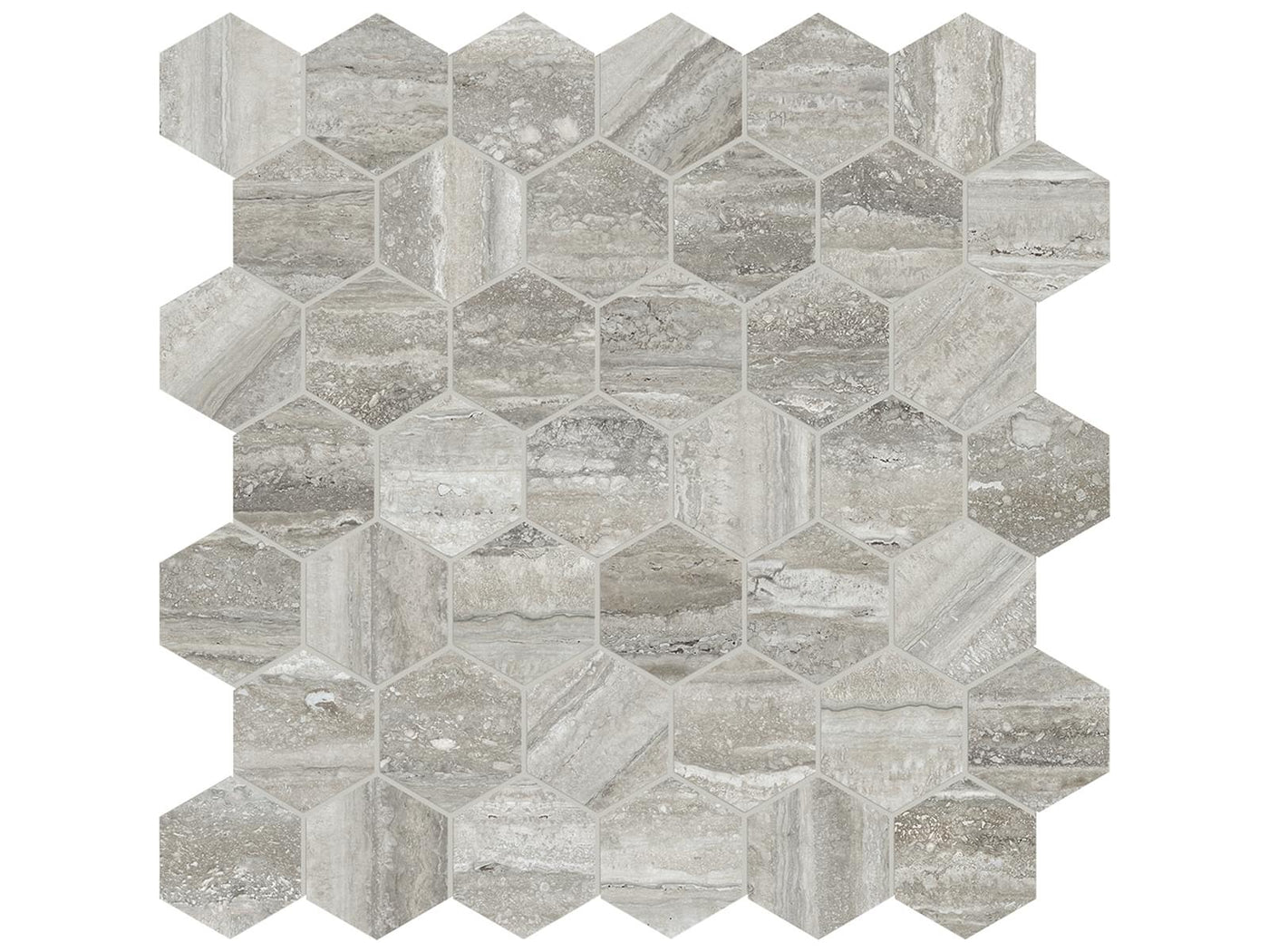 Anatolia La Marca 2" Hexagon 11.73" x 11.85" Porcelain Mosaic