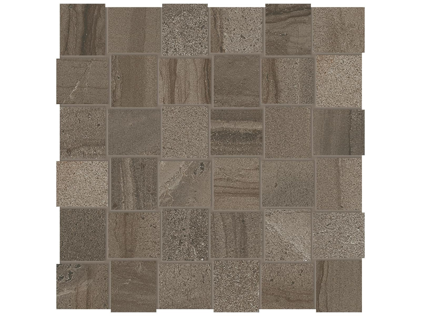 Anatolia Amelia 2 x 2 Basketweave 11.81" x 11.81" Porcelain Mosaic