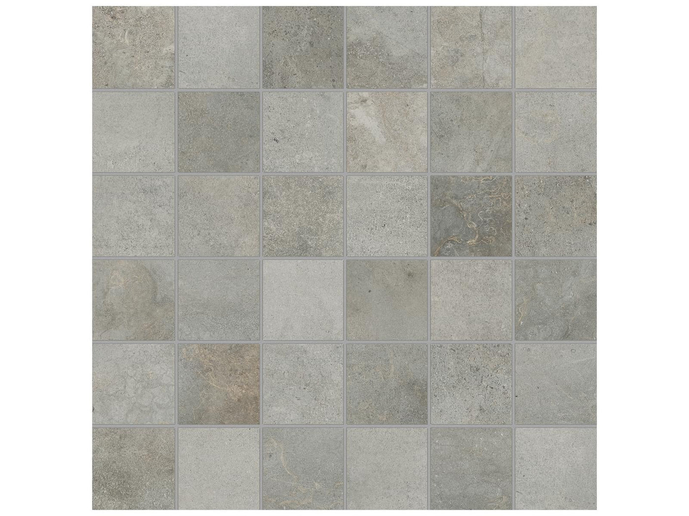 Anatolia Ceraforge 2 x 2 11.77" x 11.77" Porcelain Mosaic