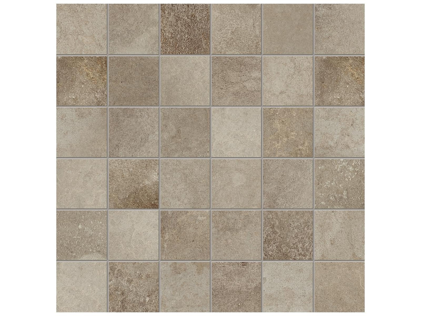 Anatolia Ceraforge 2 x 2 11.77" x 11.77" Porcelain Mosaic