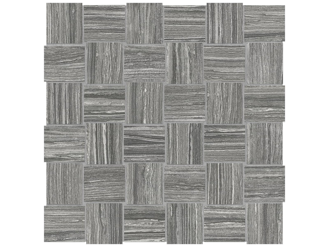 Anatolia Eramosa 2 x 2 Basketweave 11.81" x 11.81" Porcelain Mosaic