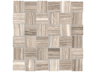 Anatolia Eramosa 2 x 2 Basketweave 11.81" x 11.81" Porcelain Mosaic