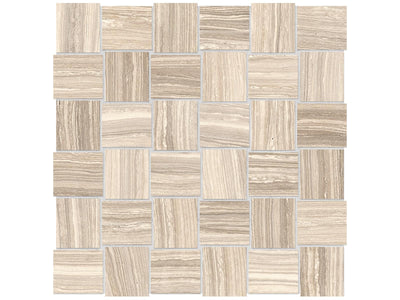 Anatolia Eramosa 2 x 2 Basketweave 11.81" x 11.81" Porcelain Mosaic