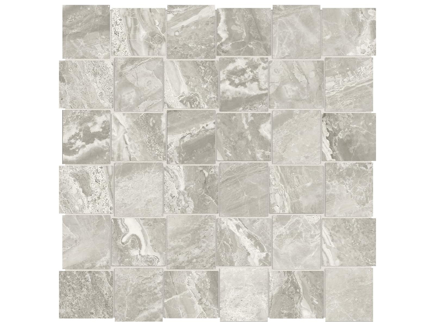 Anatolia Mayfair 2 x 2 Basketweave 11.85" x 11.85" Porcelain Mosaic