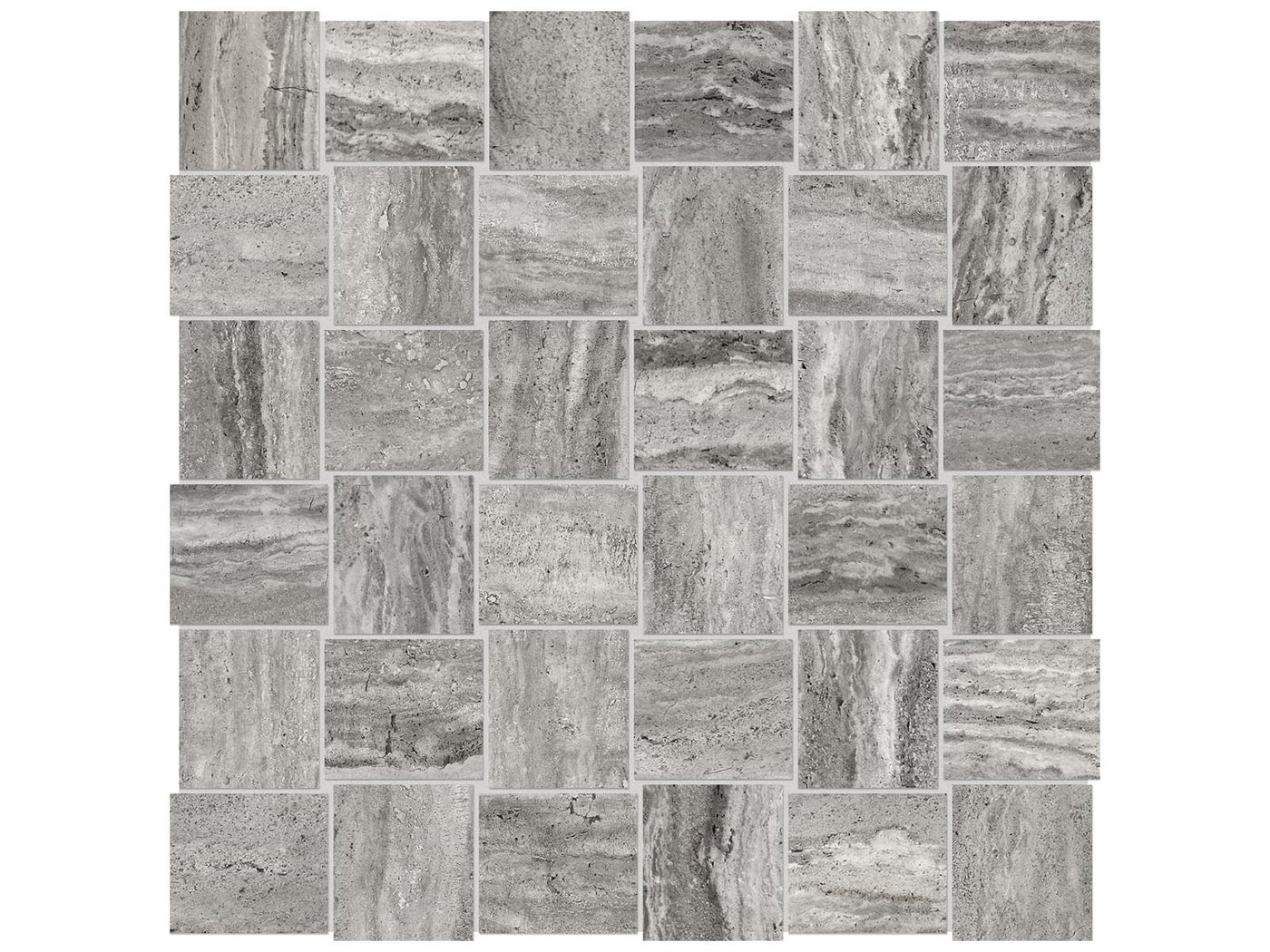 Anatolia Precept 2 x 2 Basketweave 13" x 13" Porcelain Mosaic