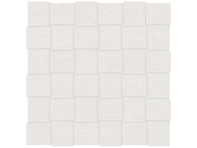 Anatolia Belgian Linen 2 x 2 Basketweave 11.73" x 11.73" Porcelain Mosaic