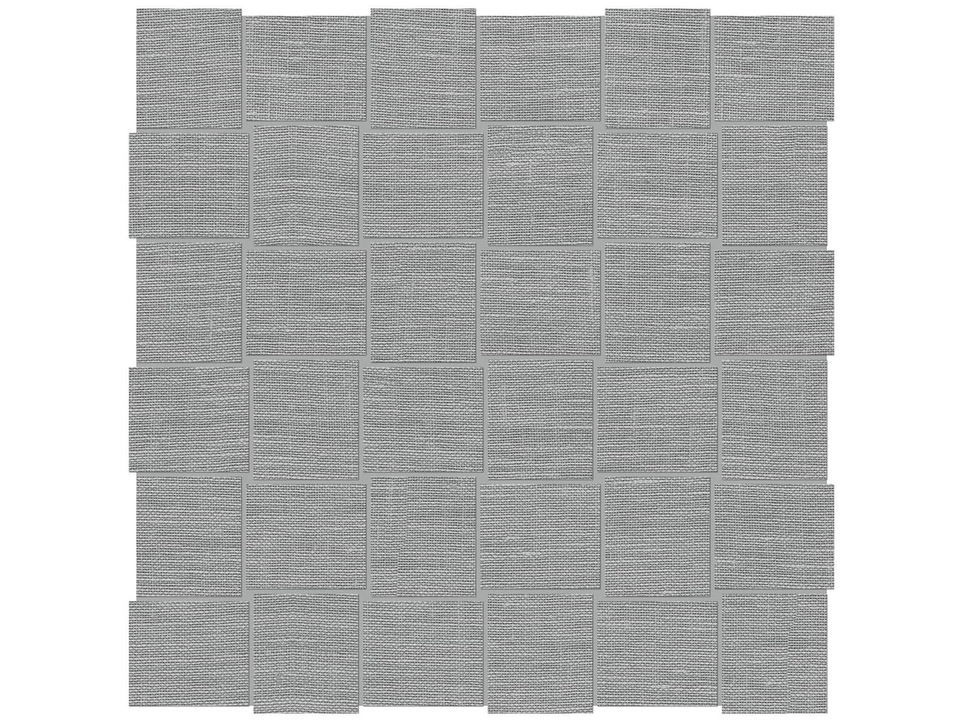 Anatolia Belgian Linen 2 x 2 Basketweave 11.73" x 11.73" Porcelain Mosaic
