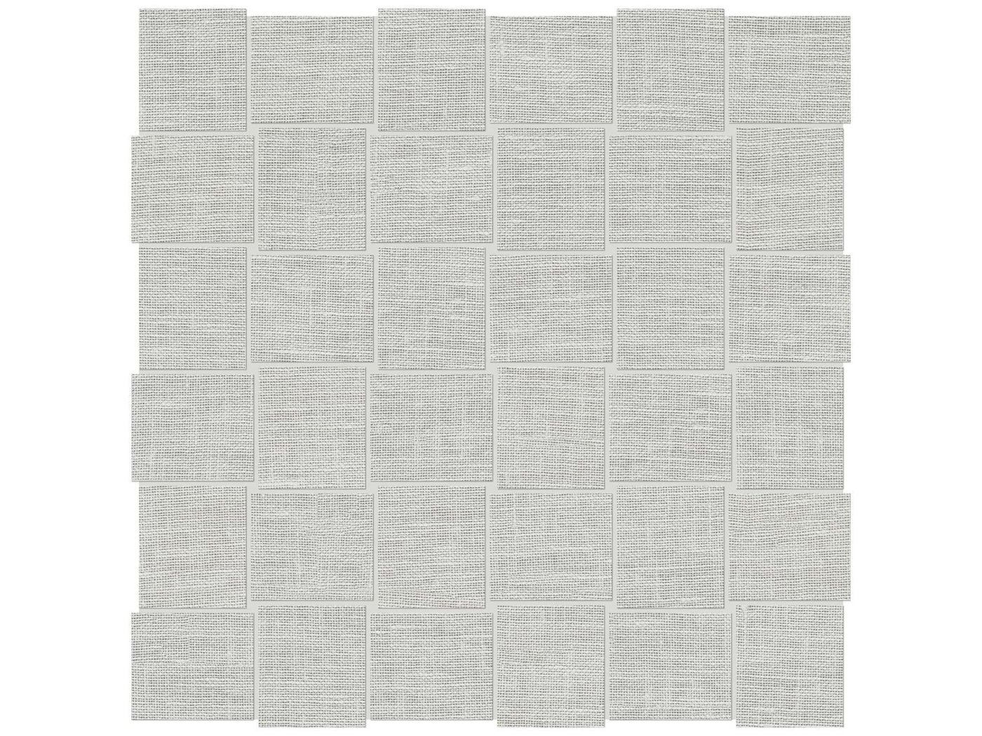 Anatolia Belgian Linen 2 x 2 Basketweave 11.73" x 11.73" Porcelain Mosaic