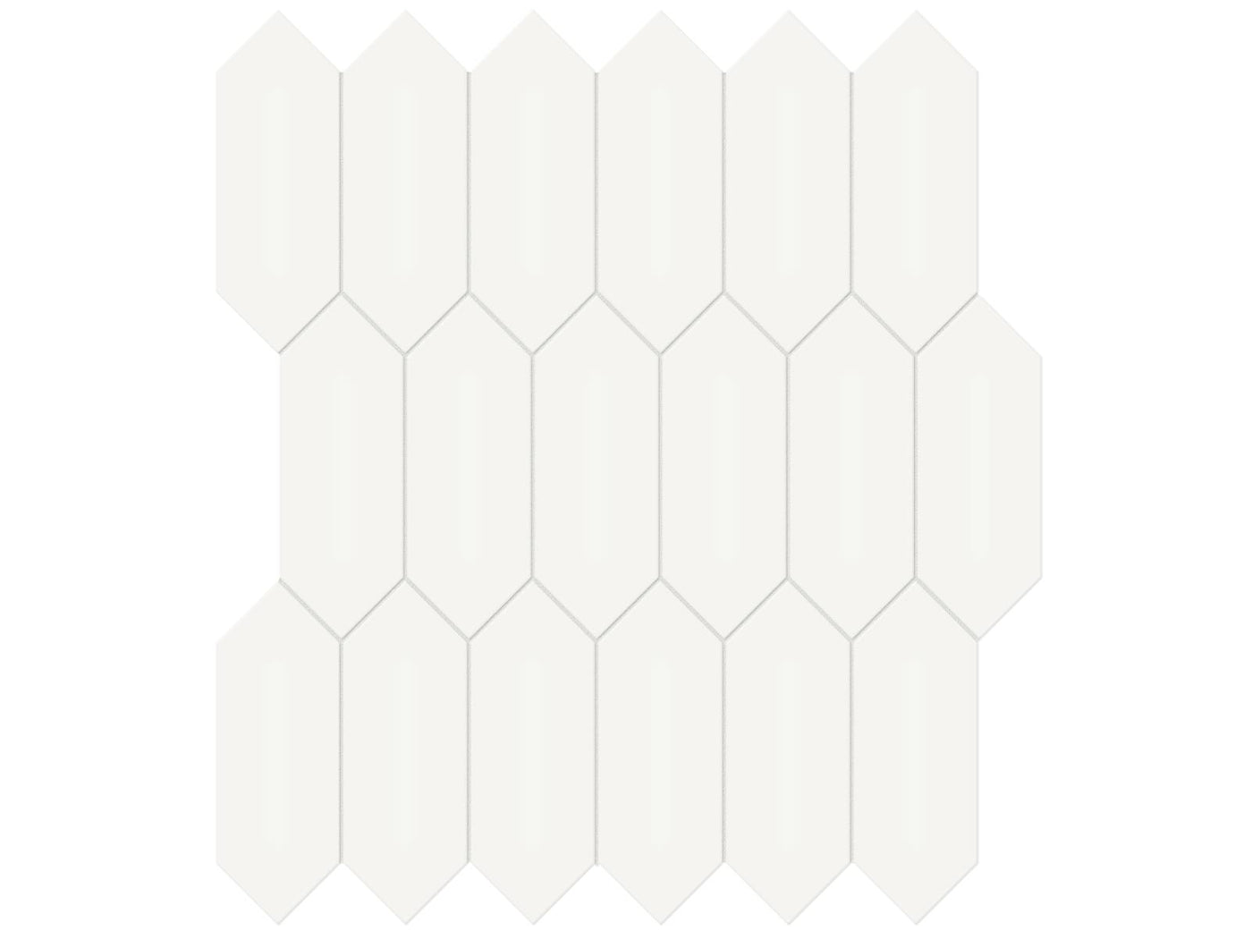 Anatolia Soho 2 x 5 Picket 11.18" x 12.52" Porcelain Mosaic