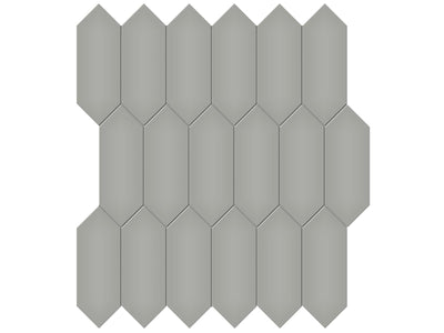 Anatolia Soho 2 x 5 Picket 11.18" x 12.52" Porcelain Mosaic