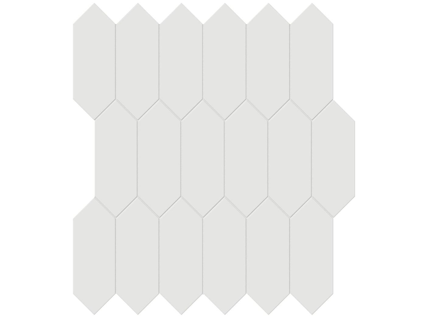 Anatolia Soho 2 x 5 Picket 11.18" x 12.52" Porcelain Mosaic