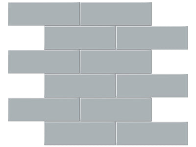 Anatolia Soho 2 x 6 Brick 11.65" x 11.73" Porcelain Mosaic