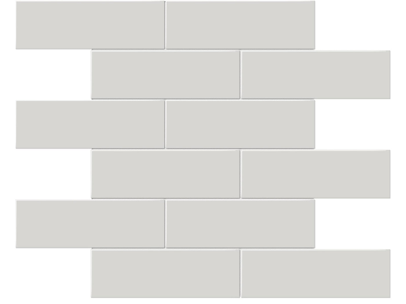 Anatolia Soho 2 x 6 Brick 11.65" x 11.73" Porcelain Mosaic