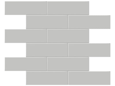 Anatolia Soho 2 x 6 Brick 11.65" x 11.73" Porcelain Mosaic