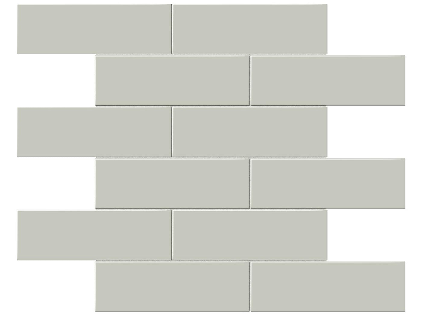 Anatolia Soho 2 x 6 Brick 11.65" x 11.73" Porcelain Mosaic