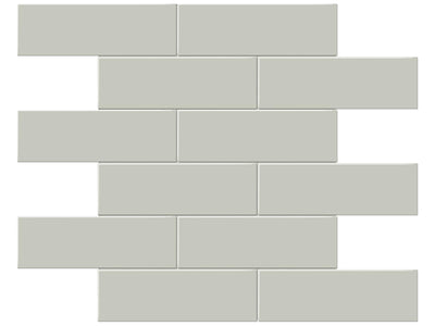 Anatolia Soho 2 x 6 Brick 11.65" x 11.73" Porcelain Mosaic