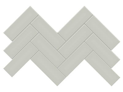 Anatolia Soho 2 x 6 Herringbone 8.23" x 16.61" Porcelain Mosaic