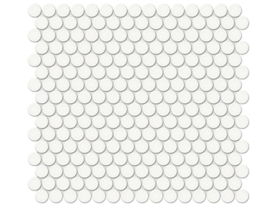 Anatolia Soho Penny Round 11.38" x 12.32" Porcelain Mosaic