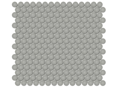 Anatolia Soho Penny Round 11.38" x 12.32" Porcelain Mosaic
