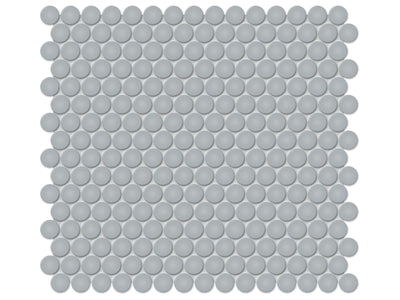 Anatolia Soho Penny Round 11.38" x 12.32" Porcelain Mosaic