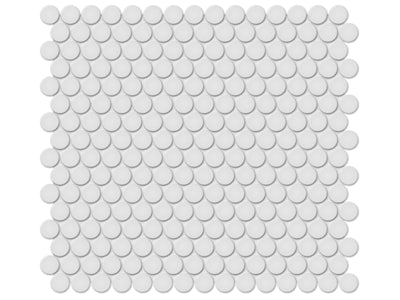Anatolia Soho Penny Round 11.38" x 12.32" Porcelain Mosaic