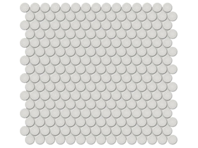 Anatolia Soho Penny Round 11.38" x 12.32" Porcelain Mosaic