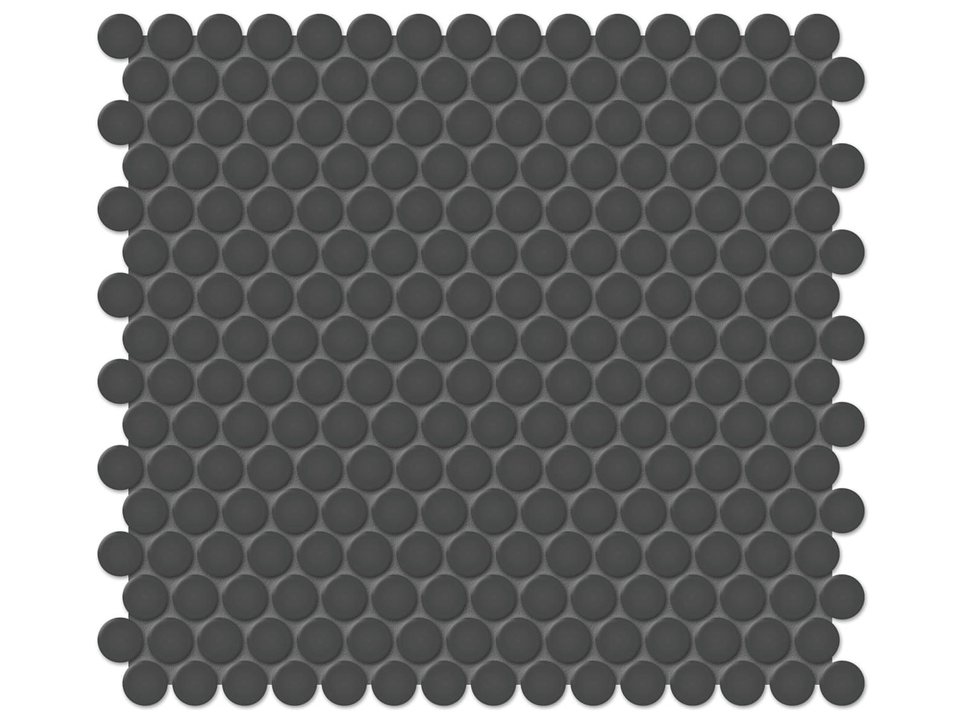 Anatolia Soho Penny Round 11.38" x 12.32" Porcelain Mosaic