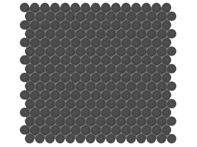 Anatolia Soho Penny Round 11.38" x 12.32" Porcelain Mosaic
