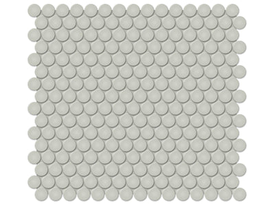 Anatolia Soho Penny Round 11.38" x 12.32" Porcelain Mosaic