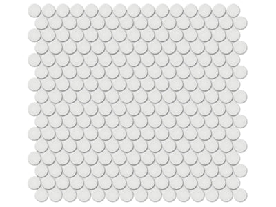 Anatolia Soho Penny Round 11.38" x 12.32" Porcelain Mosaic