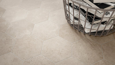 WOW Love Affairs Hexagon  8" x 9" Porcelain Tile