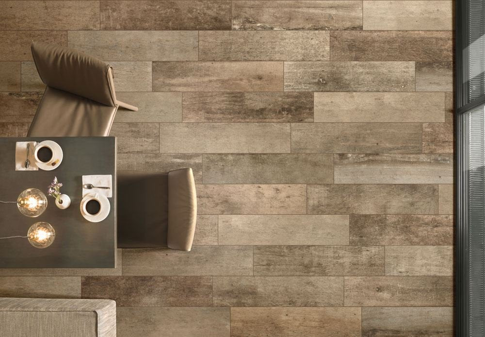 Panaria Ceramica Wood Trend 8" x 36" Porcelain Tile