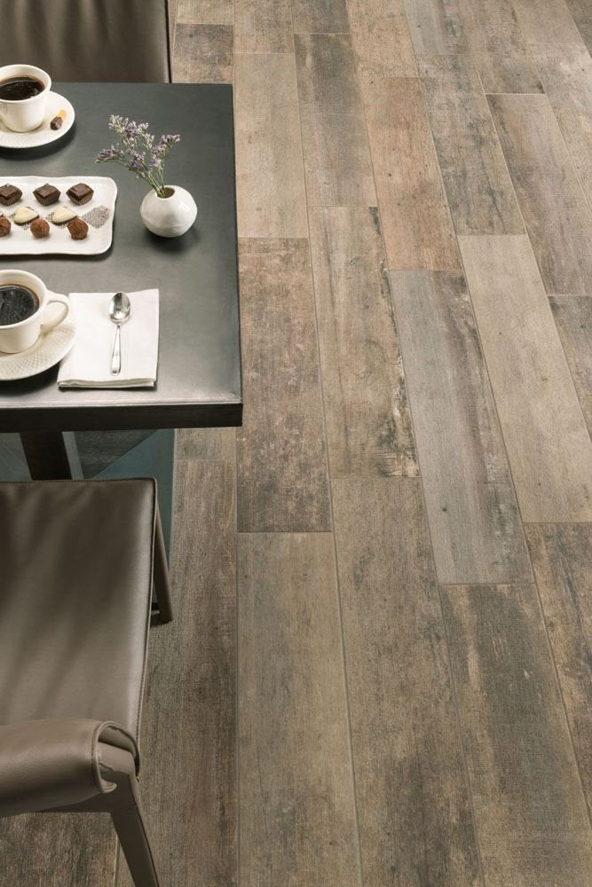 Panaria Ceramica Wood Trend 8" x 36" Porcelain Tile