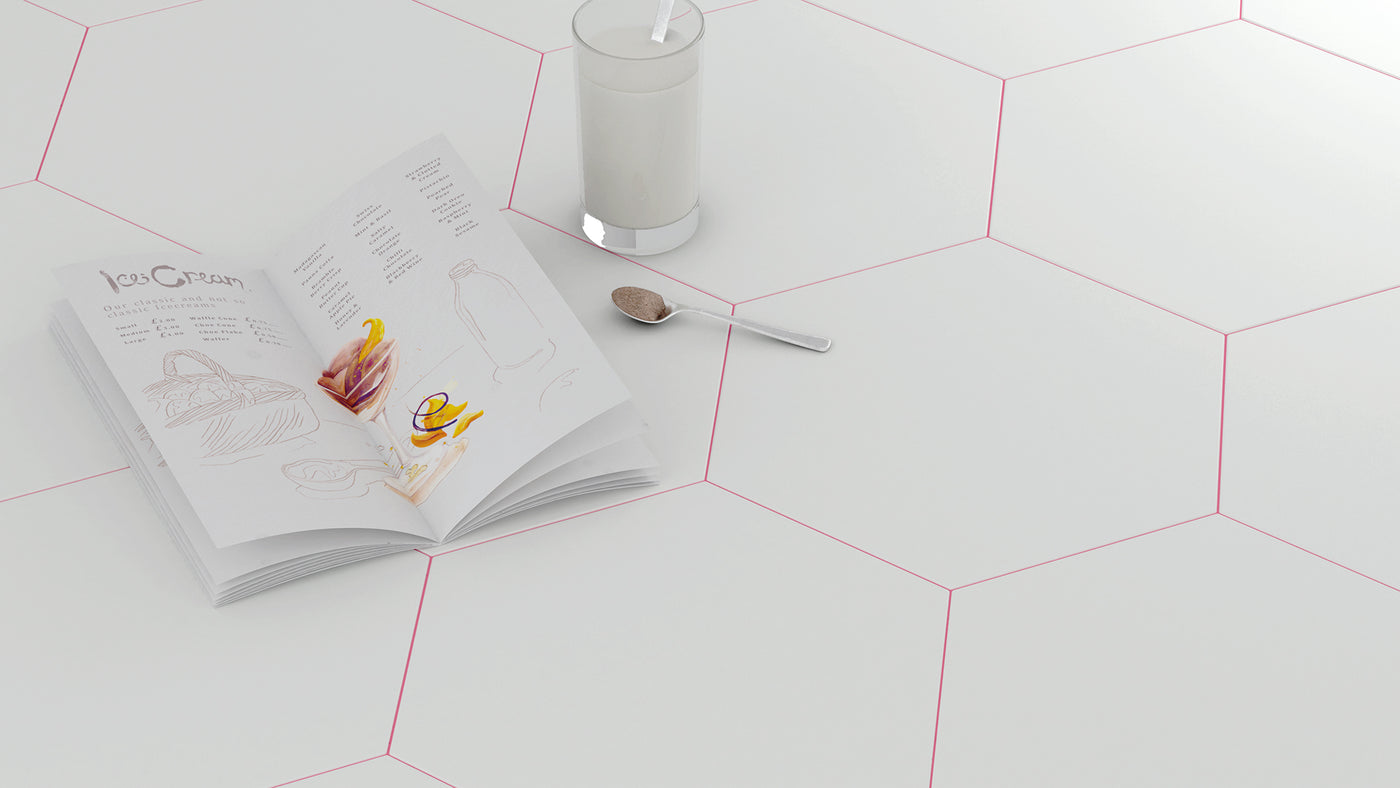 WOW Floor Tiles Hex 8" x 9" Porcelain Tile