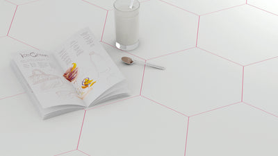 WOW Floor Tiles Hex 8" x 9" Porcelain Tile