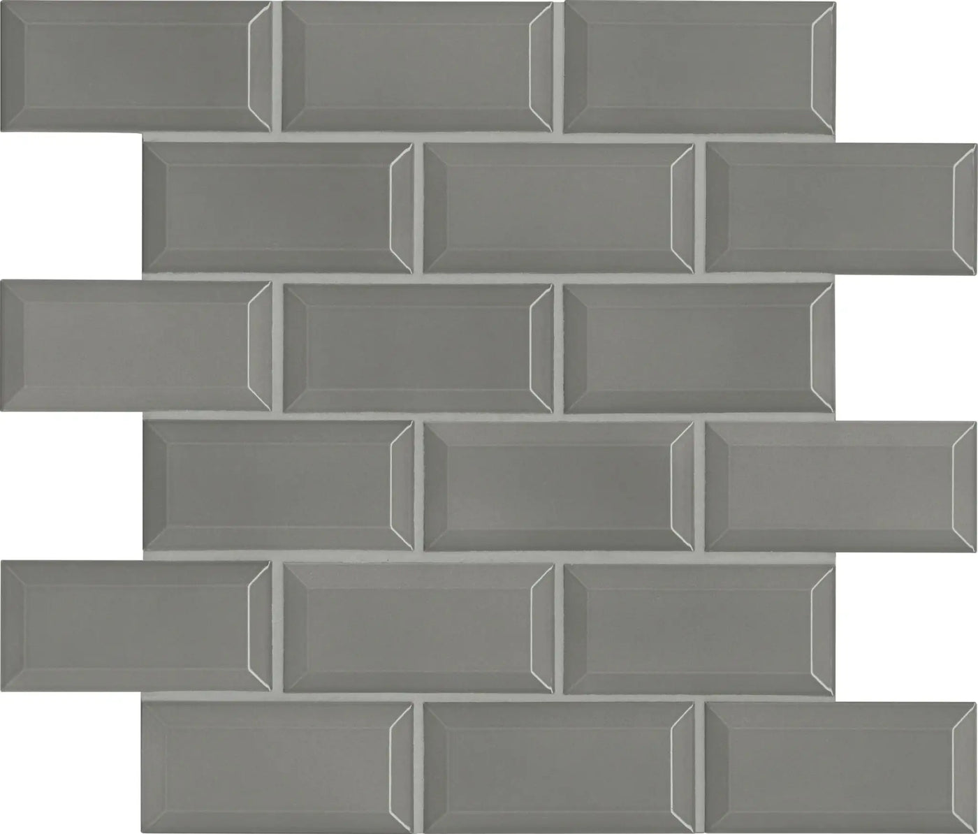 Agrob Buchtal District 2 x 4 Beveled 12.44" x 12.44" Porcelain Mosaic