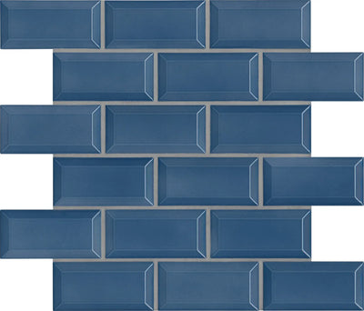 Agrob Buchtal District 2 x 4 Beveled 12.44" x 12.44" Porcelain Mosaic
